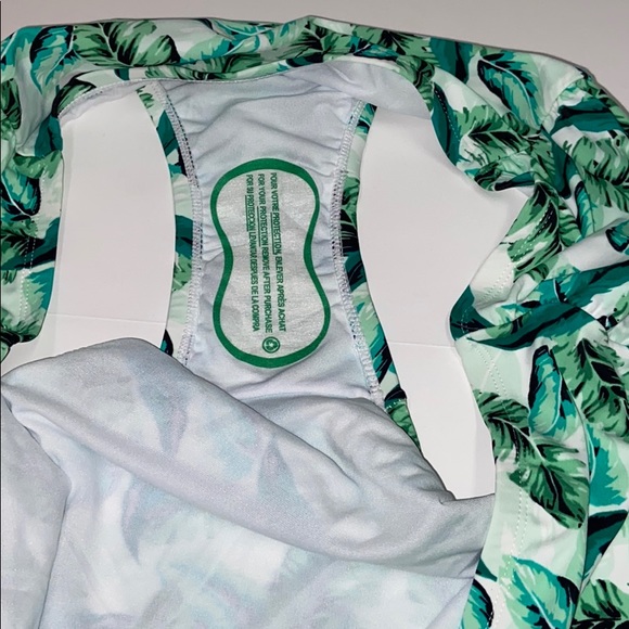 Hot Water High Waisted Leaf Print Bikini Bottom - Picture 6 of 6